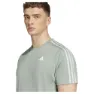 adidas Own The Run 3 Stripes Kortarmet T-skjorte male