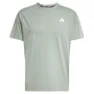 adidas Own The Run 3 Stripes Kortarmet T-skjorte male