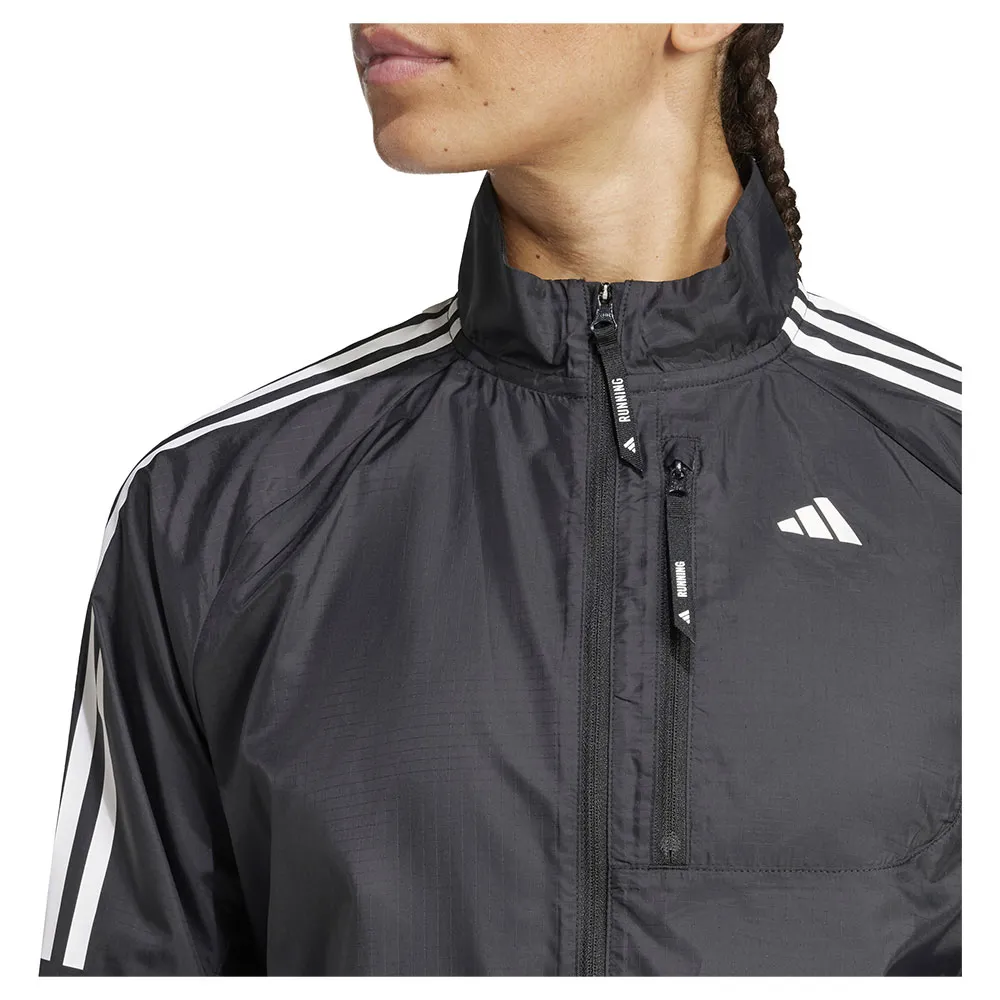 adidas Own The Run 3 Stripes Packable Jakke female