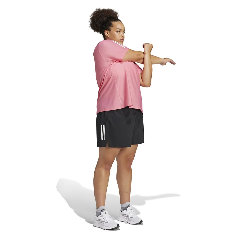 adidas Own The Run Aeroready Plus Shorts female, Black