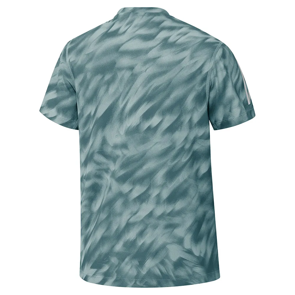 adidas Own The Run Allover Print Kortarmet T-skjorte female adidas Own The Run Allover Print Kortarmet T-skjorte female