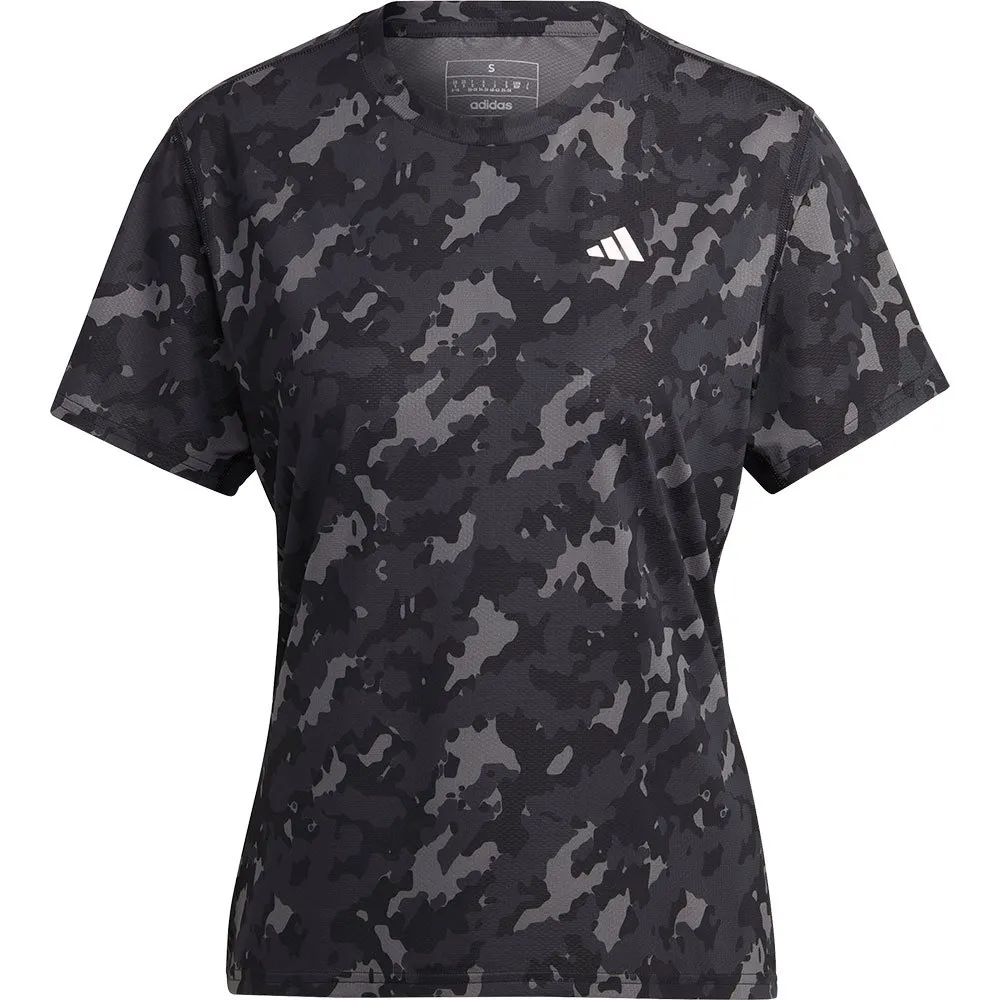 adidas Own The Run Aop Kortarmet T-skjorte female adidas Own The Run Aop Kortarmet T-skjorte female