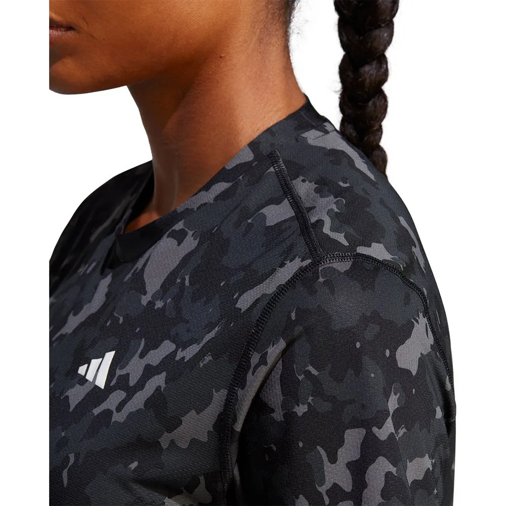 adidas Own The Run Aop Kortarmet T-skjorte female adidas Own The Run Aop Kortarmet T-skjorte female