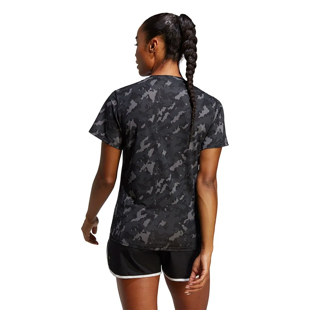 adidas Own The Run Aop Kortarmet T-skjorte female adidas Own The Run Aop Kortarmet T-skjorte female