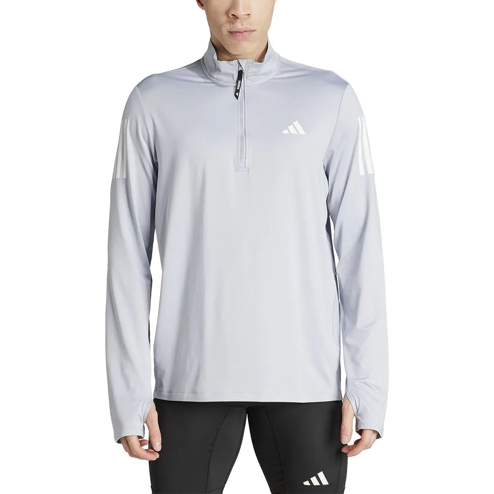 adidas Own The Run Base Halv Glidelås Genser male adidas Own The Run Base Halv Glidelås Genser male