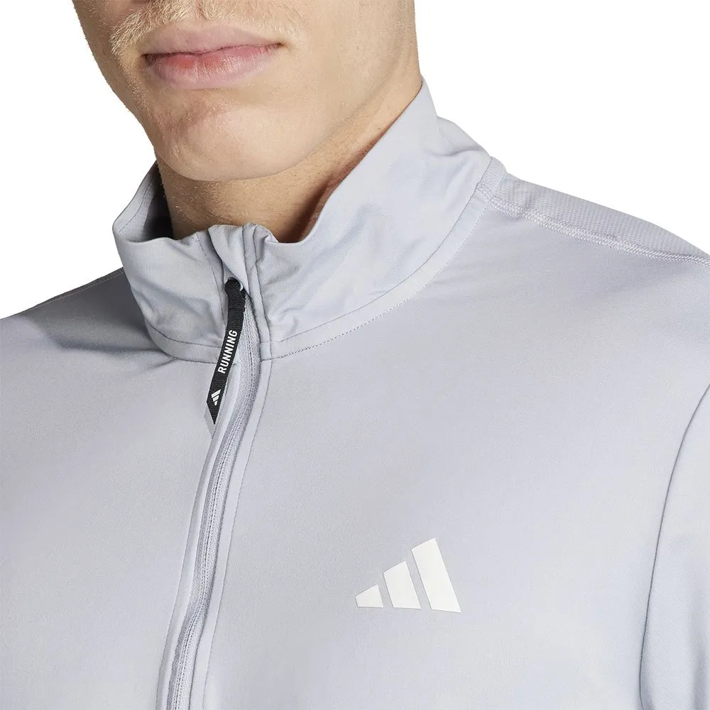 adidas Own The Run Base Halv Glidelås Genser male adidas Own The Run Base Halv Glidelås Genser male