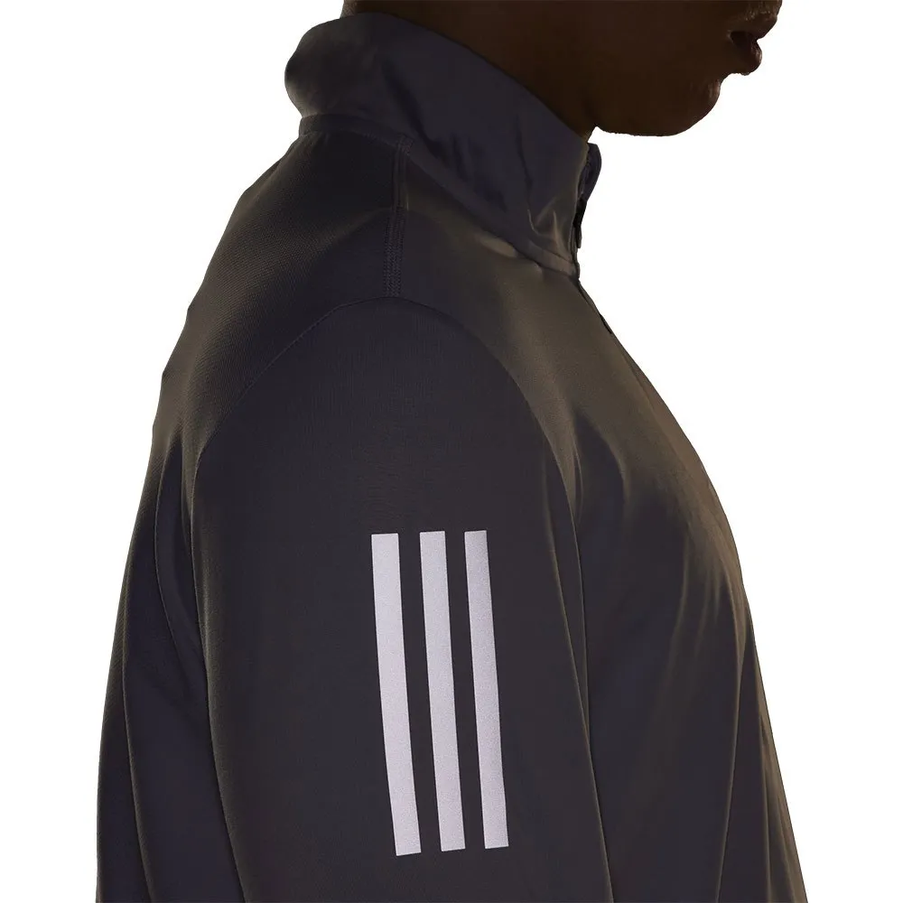 adidas Own The Run Base Halv Glidelås Genser male adidas Own The Run Base Halv Glidelås Genser male