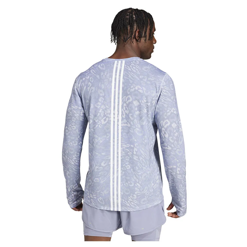 adidas Own The Run Climacool 3 Stripes Langarmet T-skjorte male