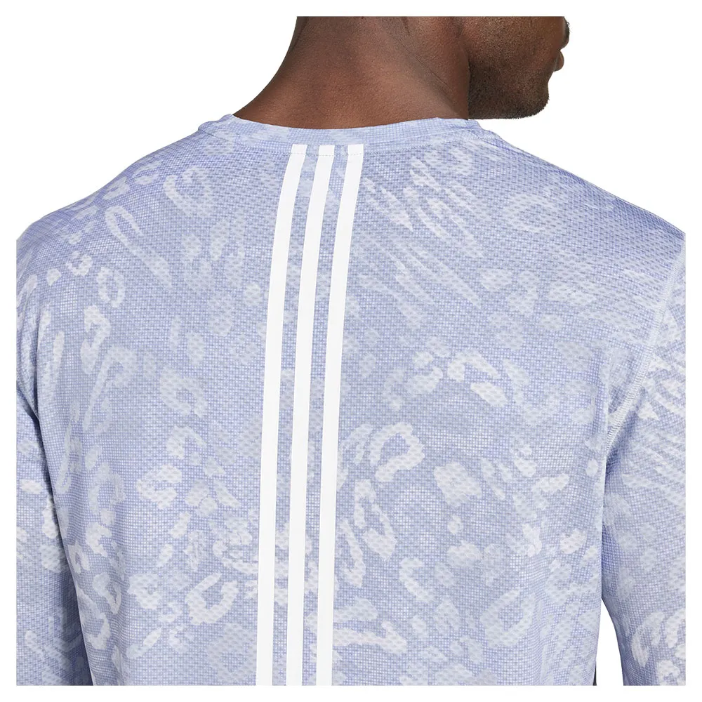 adidas Own The Run Climacool 3 Stripes Langarmet T-skjorte male