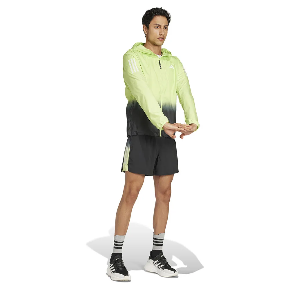 adidas Own The Run Colorblock Jakke male, Pulse lime