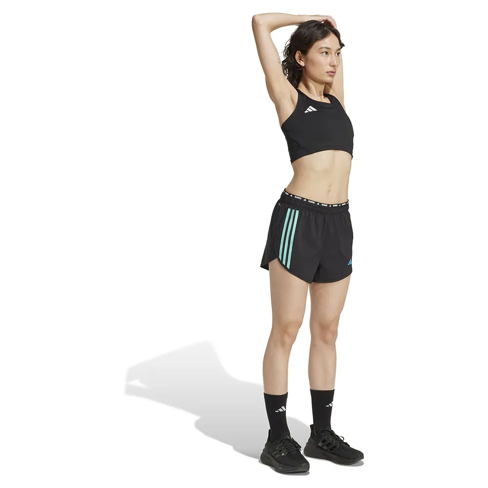 adidas Own The Run Essentials 3 Stripes 4´´ Shorts female adidas Own The Run Essentials 3 Stripes 4´´ Shorts female