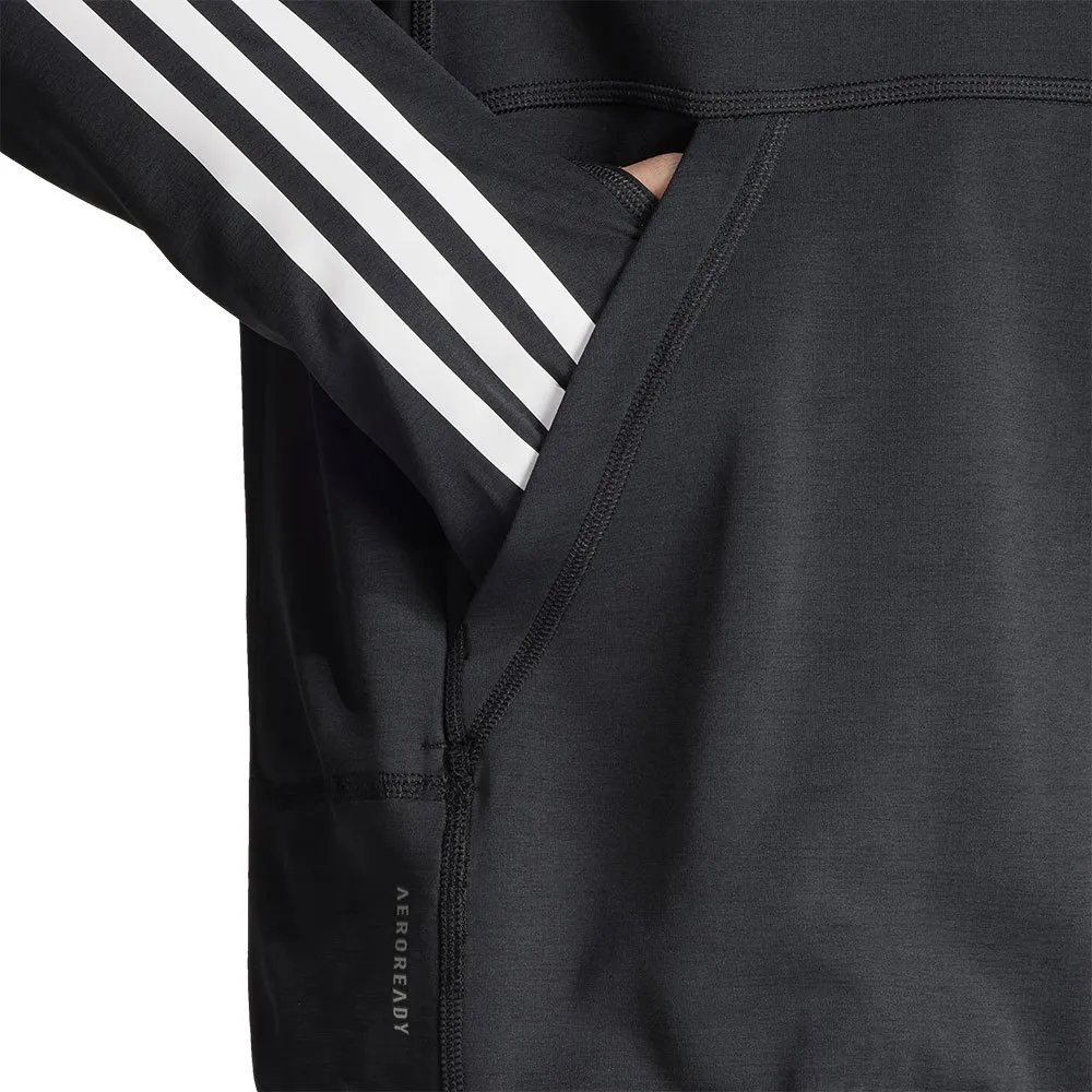 adidas Own The Run Excite 3 Stripes Hetteskjorte male adidas Own The Run Excite 3 Stripes Hetteskjorte male