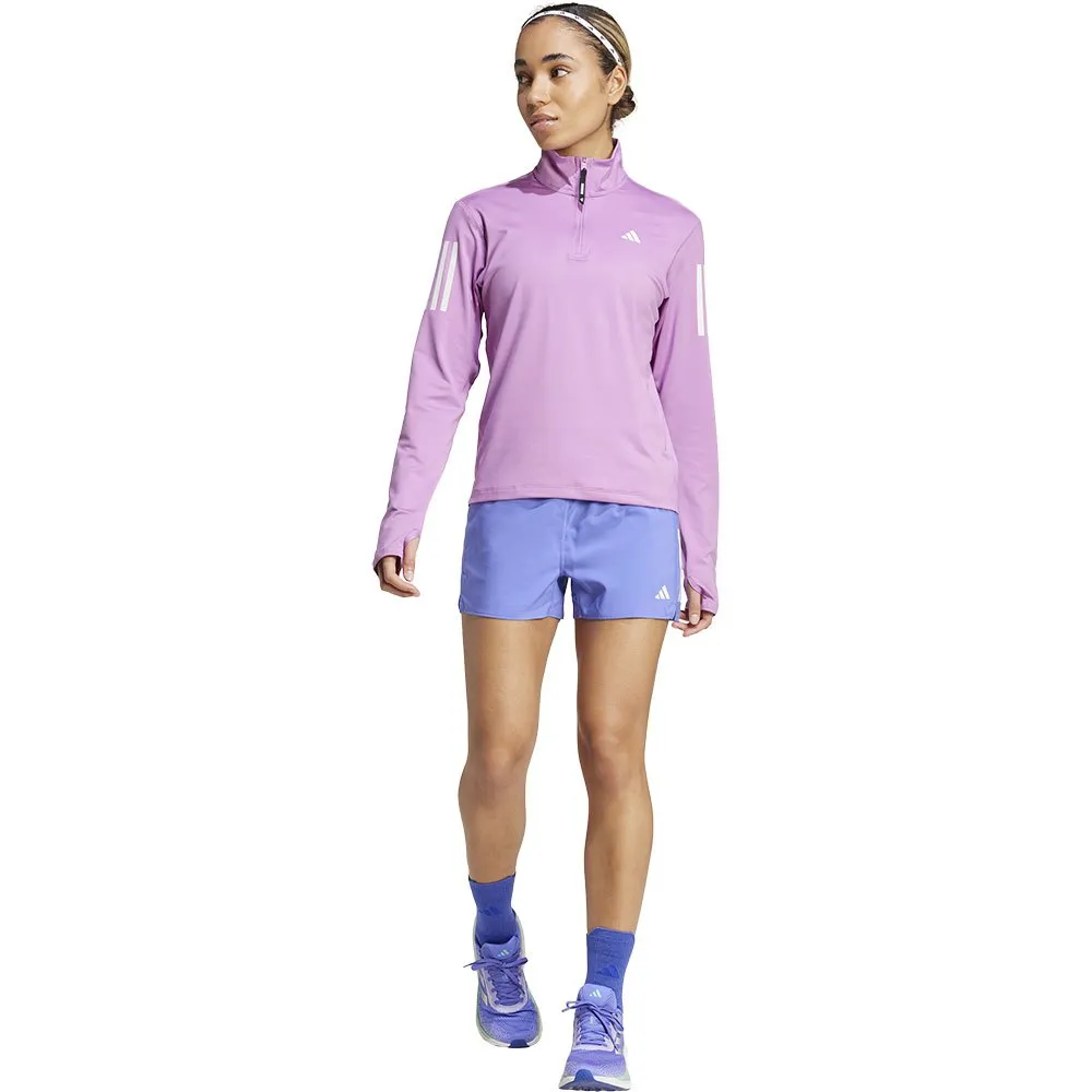adidas Own The Run Halv Glidelås Genser