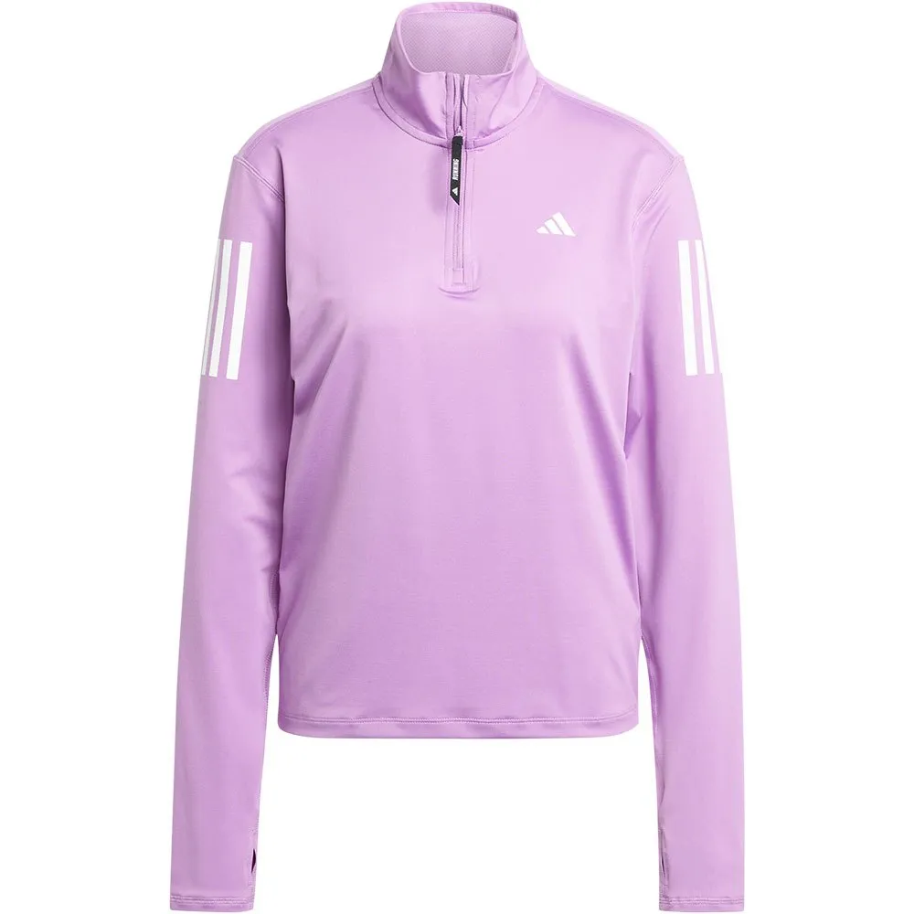 adidas Own The Run Halv Glidelås Genser