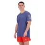 adidas Own The Run Heather Kortarmet T-skjorte male, Dark blue melange