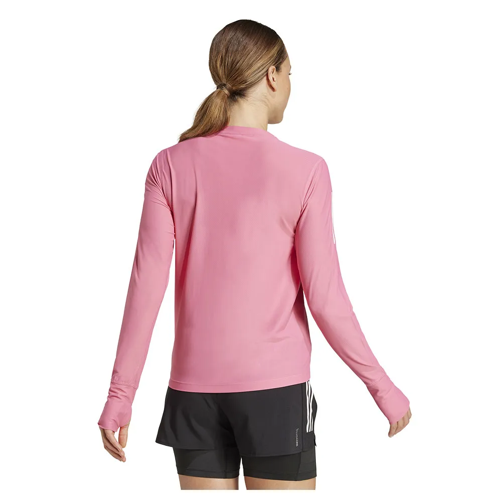 adidas Own The Run Langarmet T-skjorte male