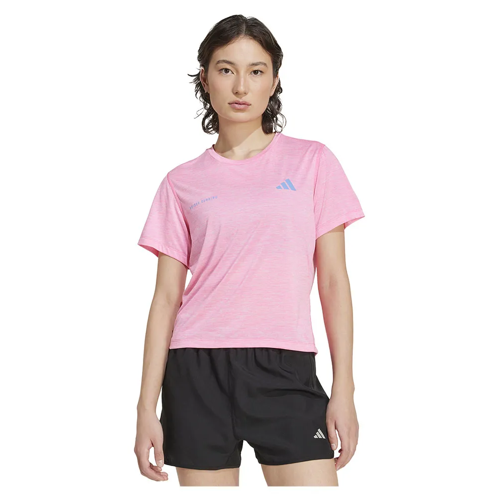 adidas Own The Run Melange Kortarmet T-skjorte male