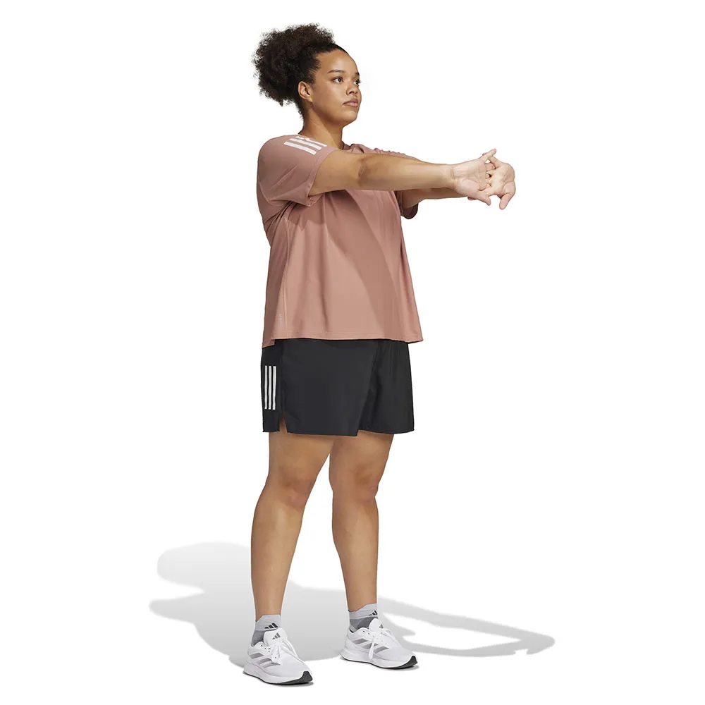 adidas Own The Run Plus Kortarmet T-skjorte female adidas Own The Run Plus Kortarmet T-skjorte female