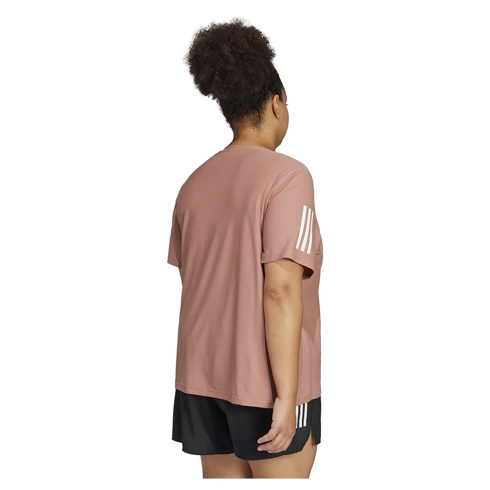 adidas Own The Run Plus Kortarmet T-skjorte female adidas Own The Run Plus Kortarmet T-skjorte female