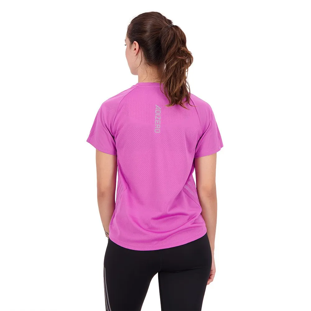 adidas Parley Adizero Kortarmet T-skjorte female