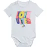 adidas Pride Kortermet Body, White, 0-3MON