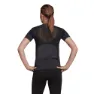 adidas Primeknit Kortarmet T-skjorte female, Black / dgh solid grey
