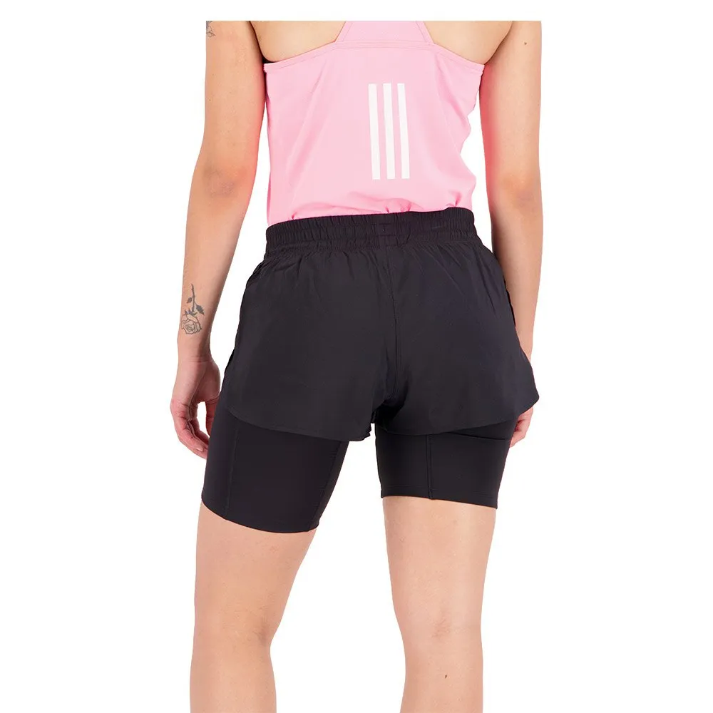 adidas Ri 3b 2-i-1 Shorts female, Black / black
