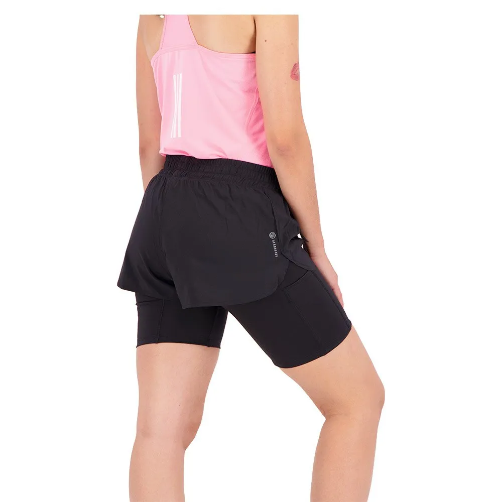 adidas Ri 3b 2-i-1 Shorts female, Black / black