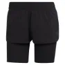 adidas Ri 3b 2-i-1 Shorts female, Black / black