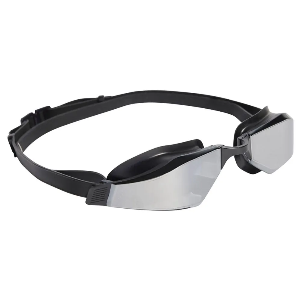 adidas Ripstream Speed Speil-svømmebriller unisex, Black / silver met / carbon, One Size