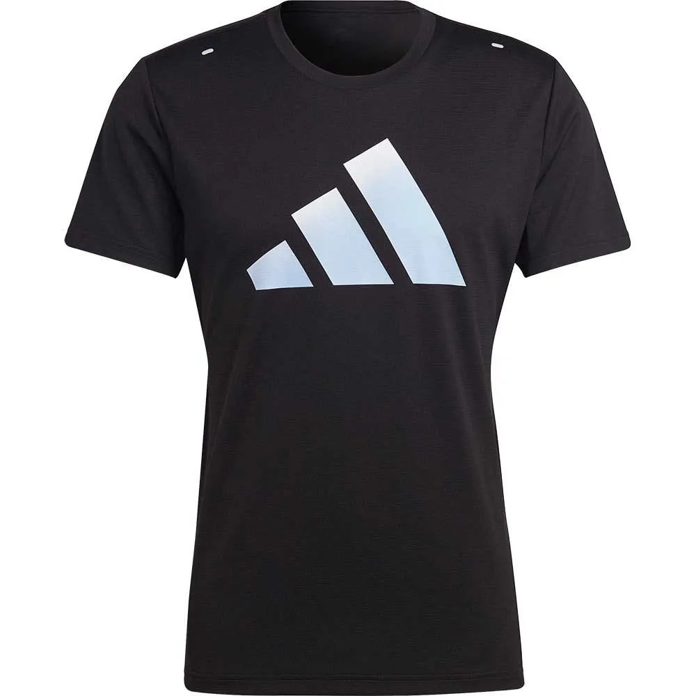 adidas Run Icons 3 Bar Kortarmet T-skjorte male