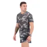 adidas Run Icons Aop Kortarmet T-skjorte male