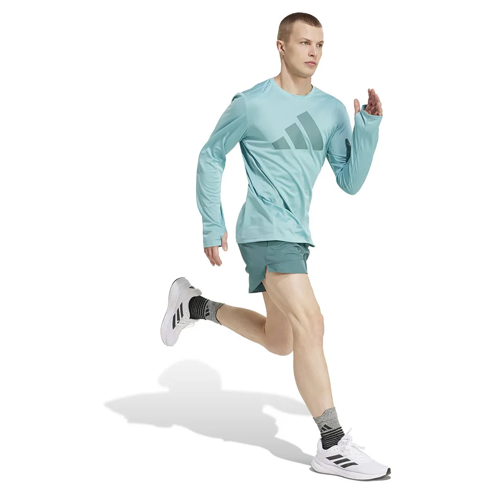 adidas Run It Langarmet T-skjorte male, Mint ton