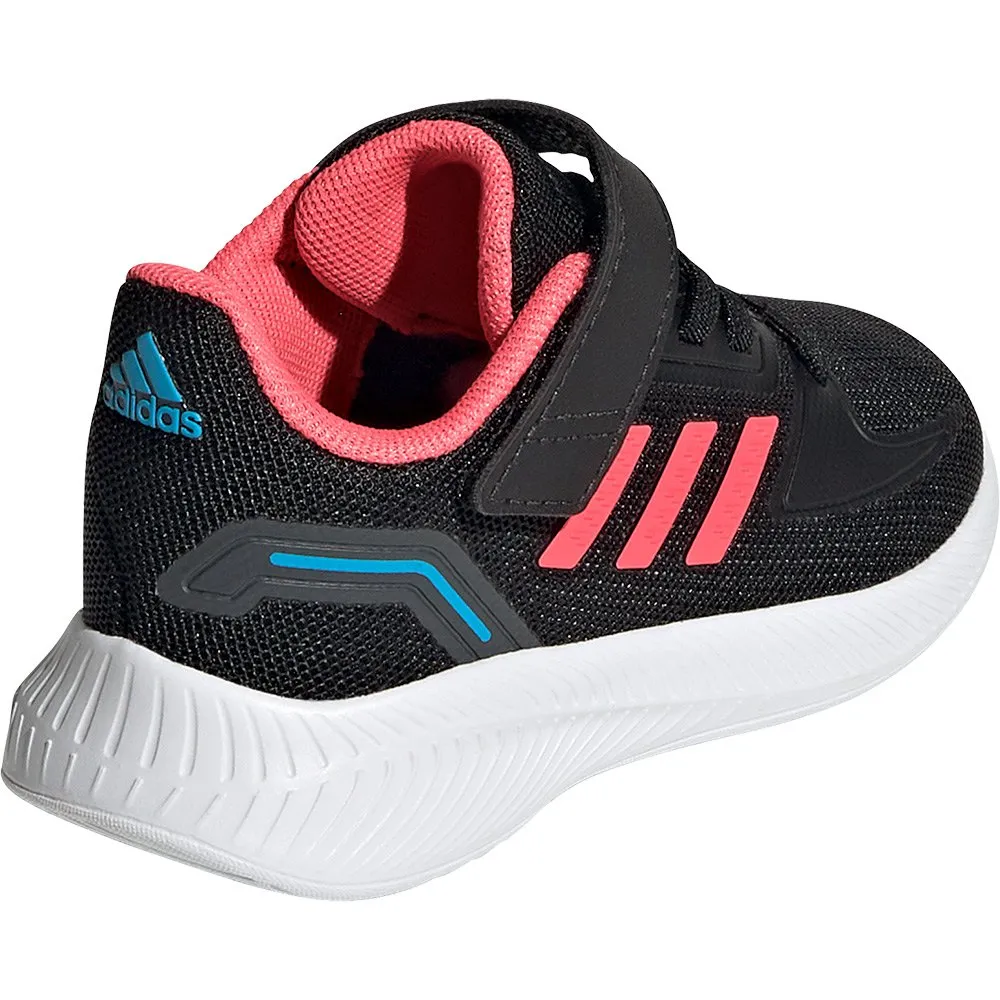 adidas Runfalcon 2.0 Joggesko For Spedbarn male, Core black / acid red / sky rush adidas Runfalcon 2.0 Joggesko For Spedbarn male, Core black / acid red / sky rush