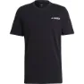 adidas Terrex Better Cotton Mountain Graphic Kortarmet T-skjorte, Black