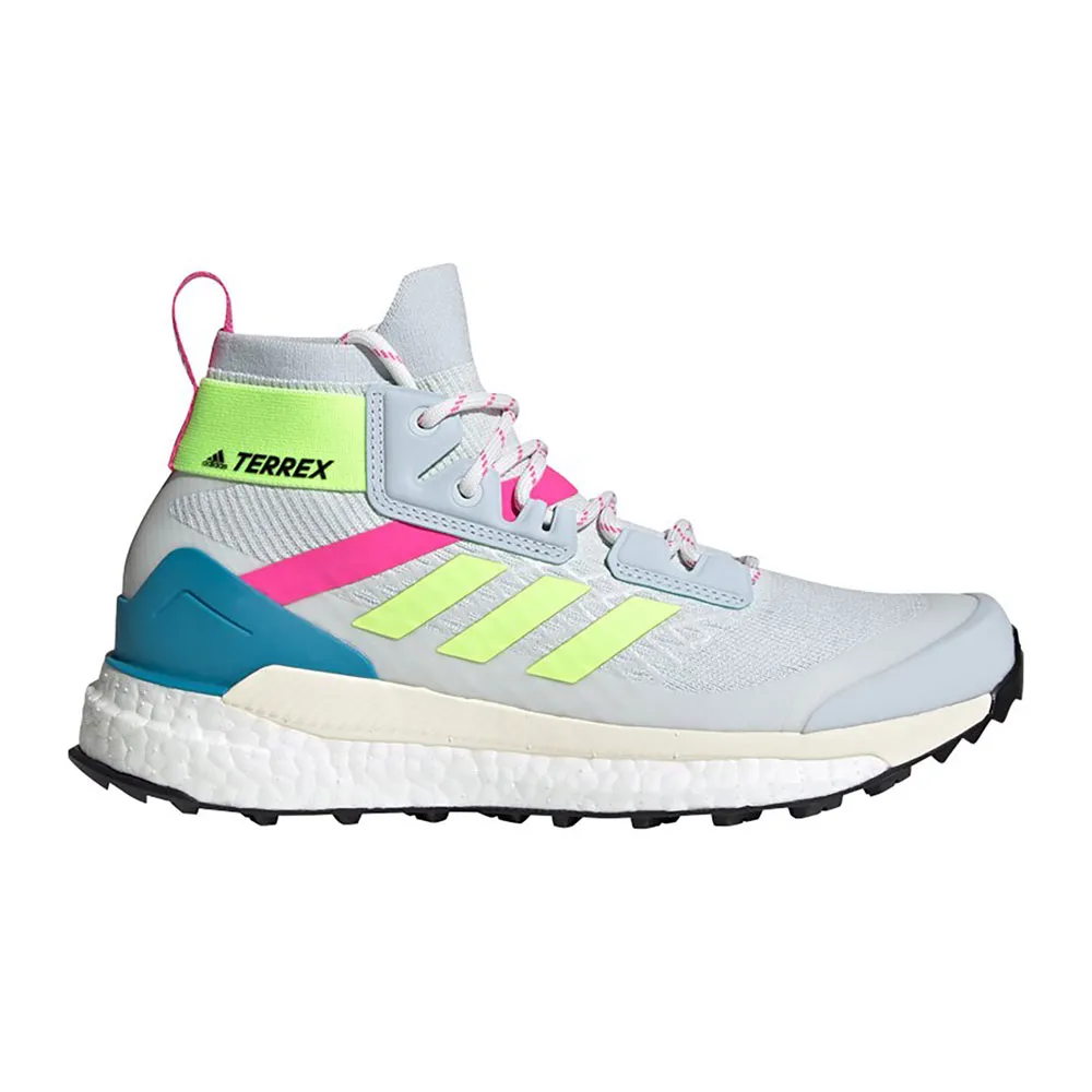 adidas Terrex Free Hiker Primeblue Tursko, Halo blue / hi-res yellow / screaming pink