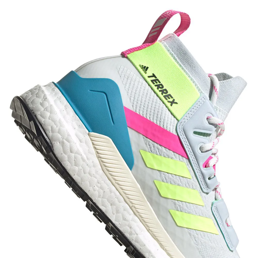 adidas Terrex Free Hiker Primeblue Tursko, Halo blue / hi-res yellow / screaming pink
