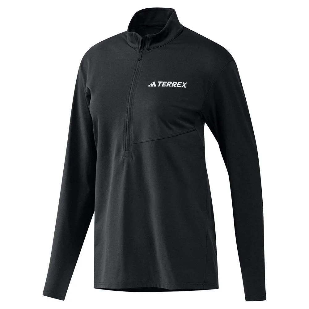 adidas Terrex Multi Climacool Halv Glidelås Langarmet T-skjorte