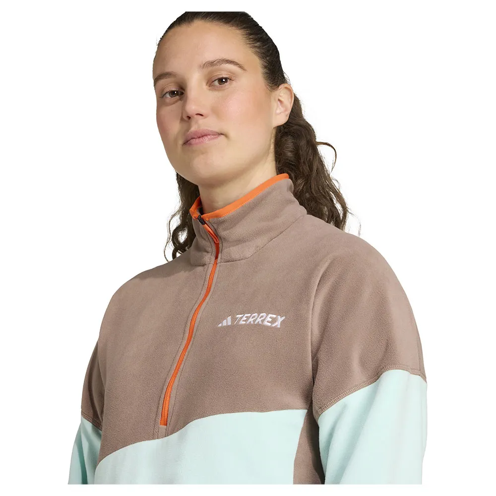 adidas Terrex Multi Climawarm Anorak Fleecejakke Med Halv Glidelås
