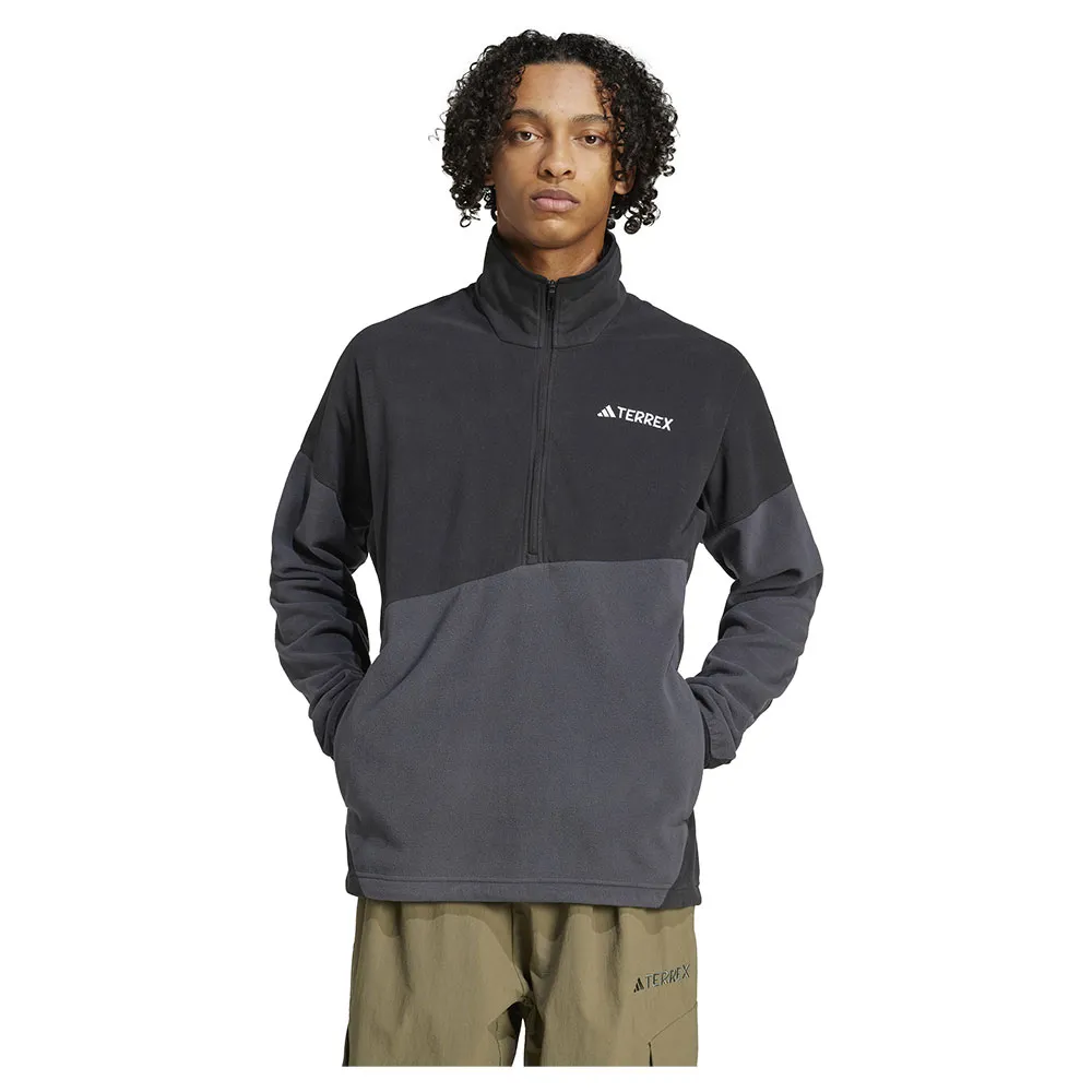 adidas Terrex Multi Climawarm Fleecejakke Med Halv Glidelås