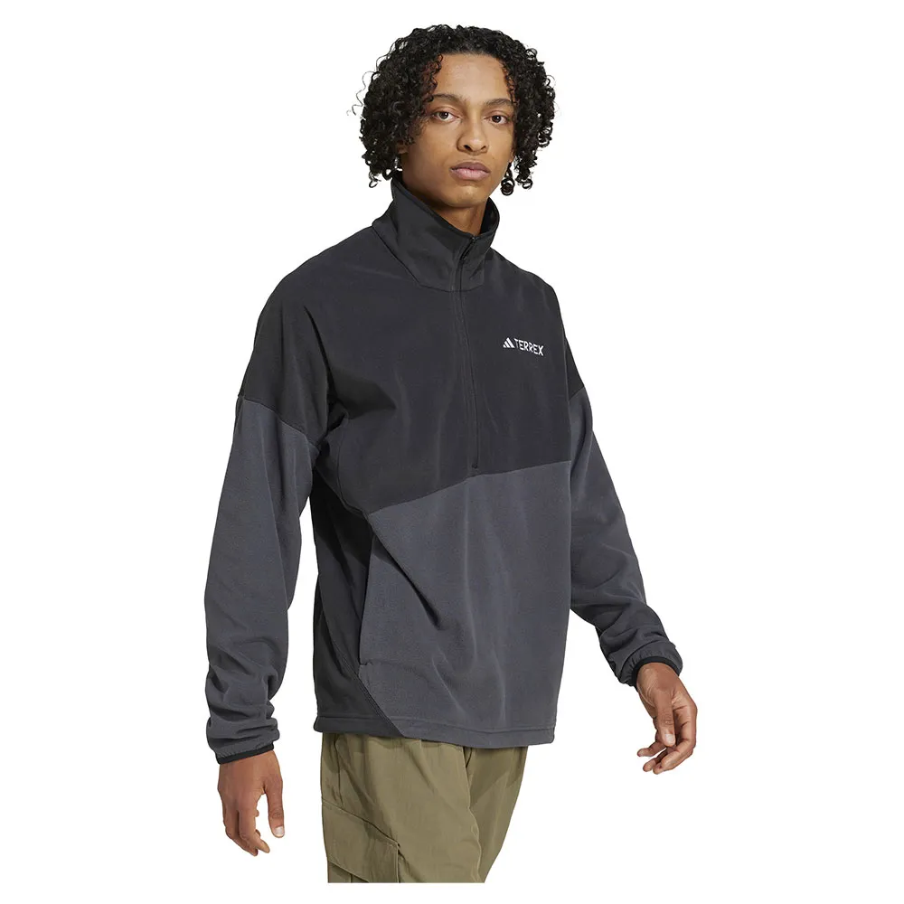 adidas Terrex Multi Climawarm Fleecejakke Med Halv Glidelås