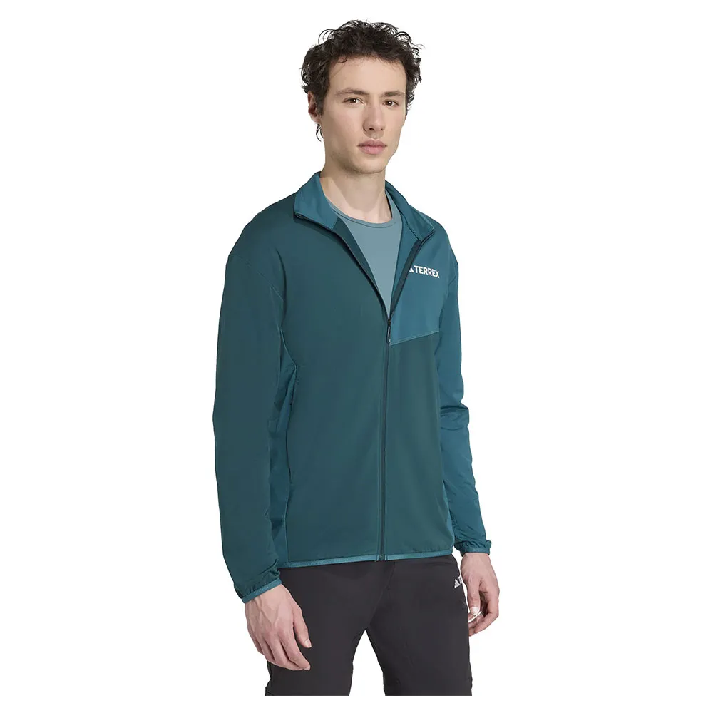 adidas Terrex Multi Climawarm Tech Fleecejakke Med Full Glidelås