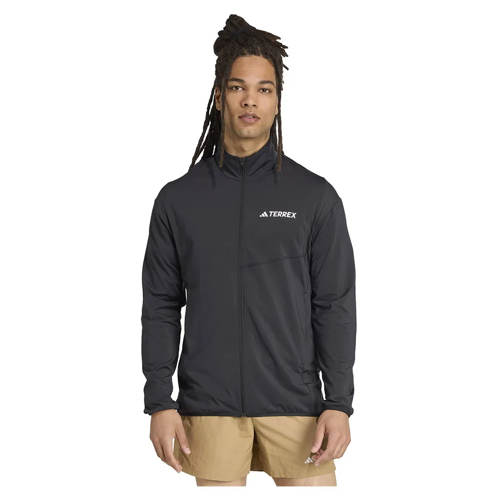 adidas Terrex Multi Climawarm Tech Fleecejakke Med Full Glidelås adidas Terrex Multi Climawarm Tech Fleecejakke Med Full Glidelås
