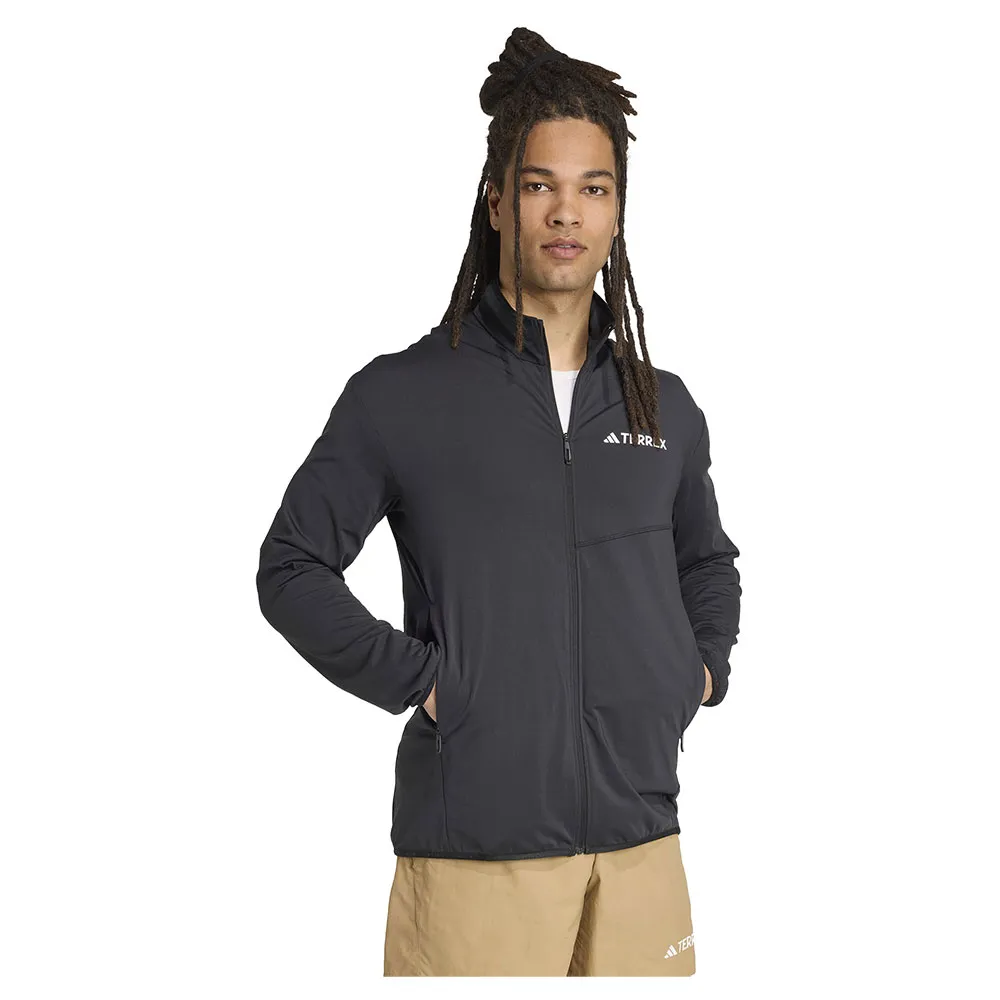 adidas Terrex Multi Climawarm Tech Fleecejakke Med Full Glidelås adidas Terrex Multi Climawarm Tech Fleecejakke Med Full Glidelås