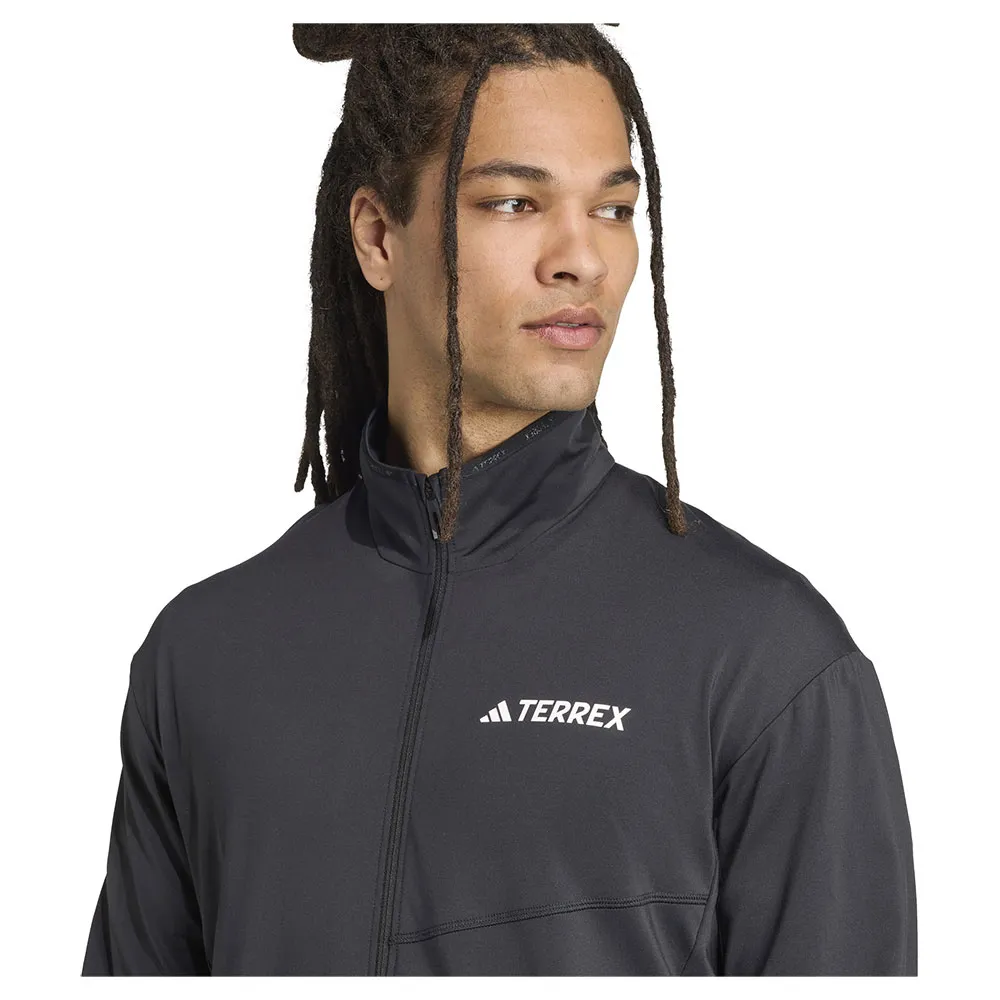 adidas Terrex Multi Climawarm Tech Fleecejakke Med Full Glidelås adidas Terrex Multi Climawarm Tech Fleecejakke Med Full Glidelås