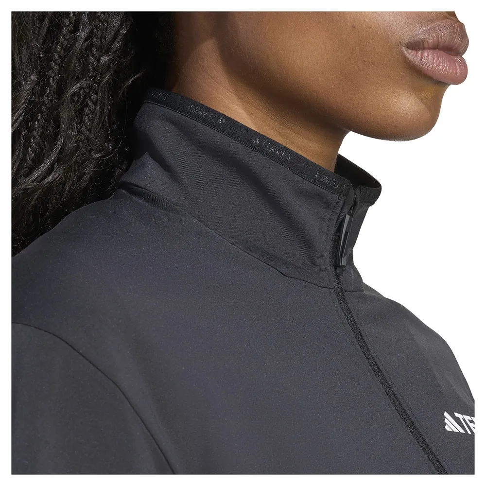 adidas Terrex Multi Climawarm Tech Fleecejakke Med Halv Glidelås adidas Terrex Multi Climawarm Tech Fleecejakke Med Halv Glidelås