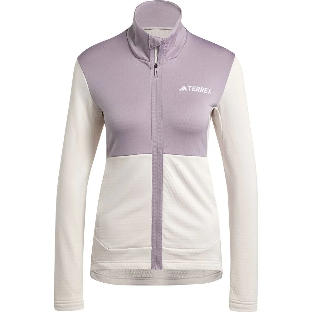 adidas Terrex Multi Light Fleecejakke Med Full Glidelås adidas Terrex Multi Light Fleecejakke Med Full Glidelås