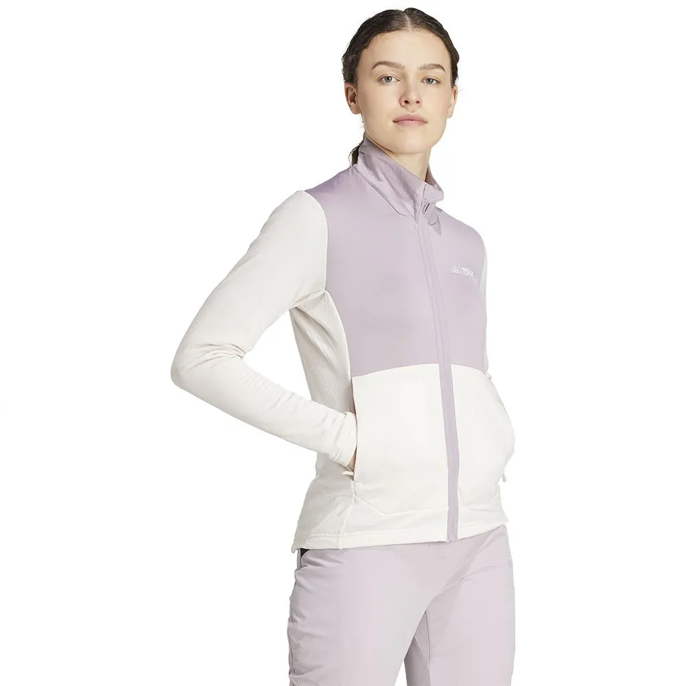 adidas Terrex Multi Light Fleecejakke Med Full Glidelås adidas Terrex Multi Light Fleecejakke Med Full Glidelås