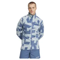 adidas Terrex Multi Printed Fleecejakke Med Full Glidelås adidas Terrex Multi Printed Fleecejakke Med Full Glidelås
