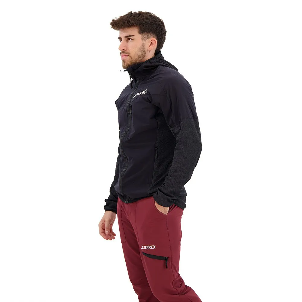 adidas Terrex Techrock Wind Fleece Fleecejakke Med Full Glidelås adidas Terrex Techrock Wind Fleece Fleecejakke Med Full Glidelås
